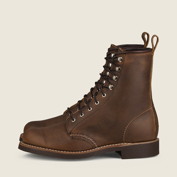 Red Wing Womens Silversmith - Short Rough & Tough Leather - Heritage Boots Brown - 4062AQFLI